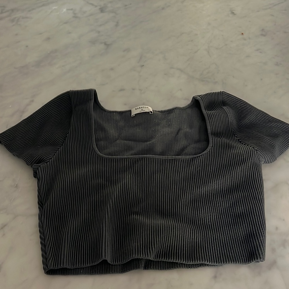 Aritiza babaton Sculpt Knit Squareneck Top